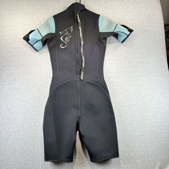 Seavenger Wetsuit Shorty Women's size (9) surfing ocean Beach swimming heavy - Picture 2 of 9